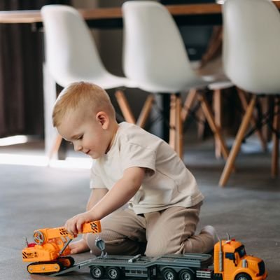Toy Truck with Trailer