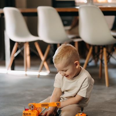 Orange Toy Truck