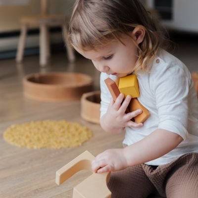 Preschool Wooden Block Set