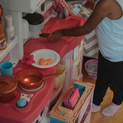 Pink Toy Kitchen Set